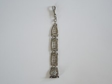 Antike 800 Silber Uhrenkette