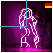 Lady Back Neon Schild USB