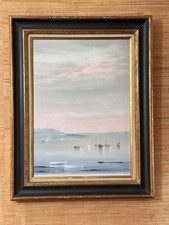 Moderner Marine Gemälde Boote