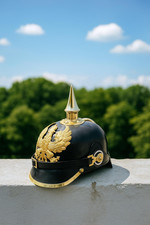 Deutsche Leder Pickelhaube