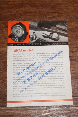 Reklame telefunken autosuper - reklame,