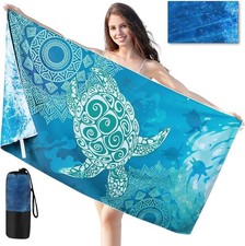 Strandtuch Mikrofaser Handtuch Badetuch - 160x80 cm Strandtücher 