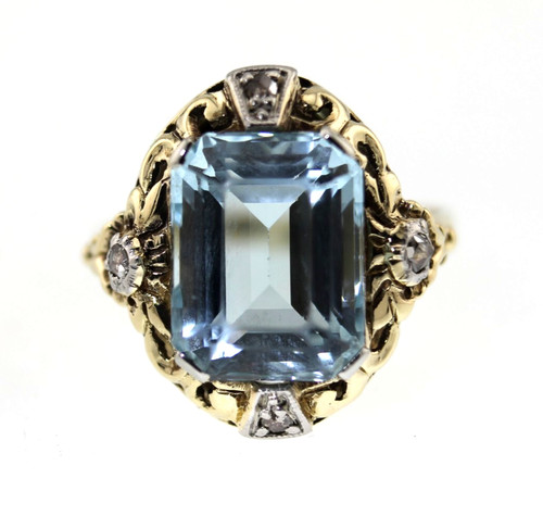Antiker ring gold 585 14kt - antiker,