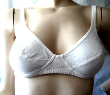 Nina von C. Eco 2  Soft-BHs - Öko COTTON - Weiss / Schwarz 75B