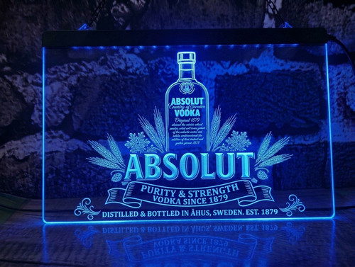 Absolut vodka premium led - led, neon