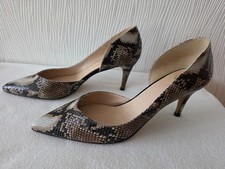 Zign Pumps Damen High Heels Stiletto Peep Toes Gr. EU 40 Reptilmuster