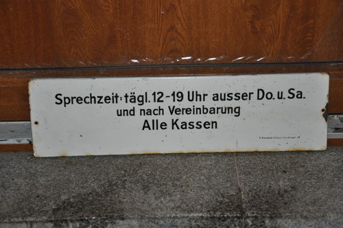 Altes emailschild spechzeit - altes,