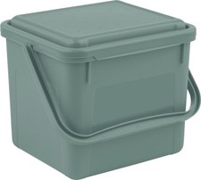 Rotho Komposteimer Bio 5 L misletoe green Biomüll Abfalleimer