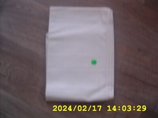 weiße Tischdecke mit eingearbeitenen Aidastoff Größe ca 140x170 cm NEU