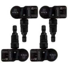 4 TPMS sensors black plug &