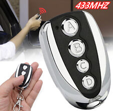 Fernbedienung 433MHz Handsender 4 Tasten Garagentor Opener Torantrieb Schiebetor