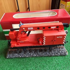 LGB  4042 HSB -Feuerwehr –Kranwagen - Umbau für den Gleiseinsatz- Top gepflegt! 