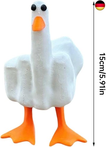Mittelfinger ente harz - ente,