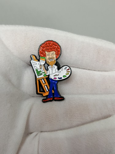 Bob ross pin - bob, ansteckpin