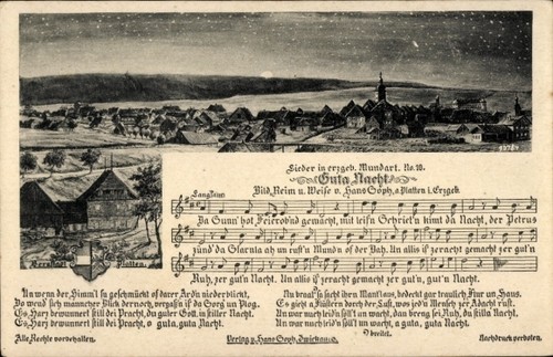 Lied guta nacht - nacht,, hans