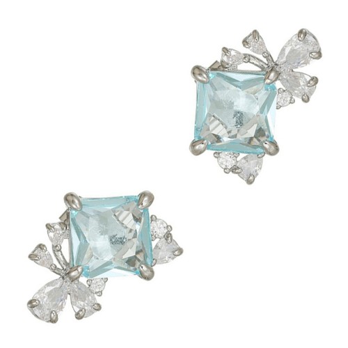 Sparkling crystal ear - clip, for