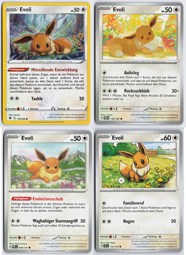Pokemon evoli eevee bundle - bundle, 4x