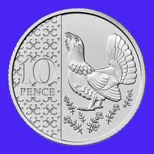 10p Münze. 2025 KÖNIG