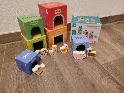 Lelin stapelwürfel bauernhof - lelin,
