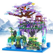 4574Teile Moon Palace Pavilion Bausteine Set Chinesische Architektur DIY Modell