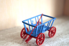 Handwagen Leiterwagen Bollerwagen für Puppenstube Puppenhaus DDR Vero Plastik
