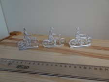 Zinnfiguren Motorrad Daimler 1885 Opel 1905 NSU 1909 Oldtimer