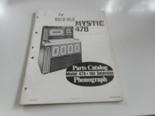 Englische Teileliste für Rock Ola Musikboxen 478