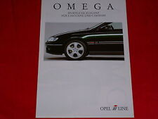 OPEL IRMSCHER Omega B Limousine Caravan Tuning Zubehör Prospekt Brochure 1997