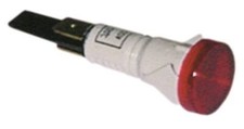 Signallampe rot ø 14mm 230V