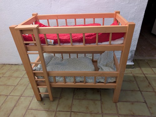 Puppenbett hochbett etagenbett - puppenbett,