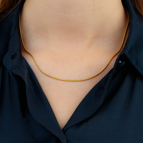 Schlangenkette aus 585er