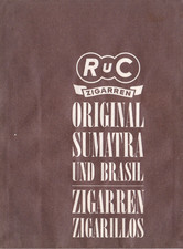 Zigarrentüte Marke RuC (Rinn