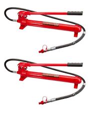 2 x Hydraulik Handpumpe mit Pumpstange 20 to.