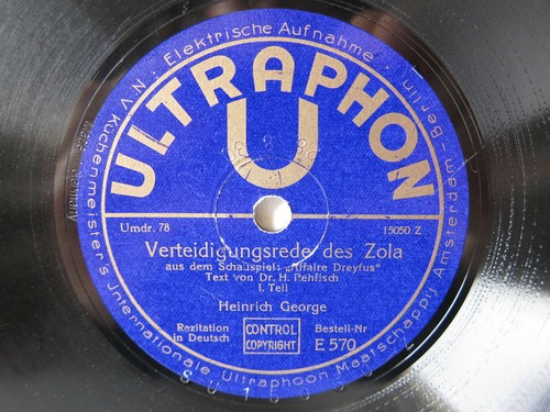 78rpm heinrich george spricht - george,