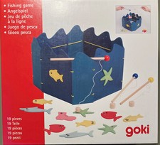 goki Angelspiel aus Holz, 19-teilig - Kinderspiel ab 3 Jahren