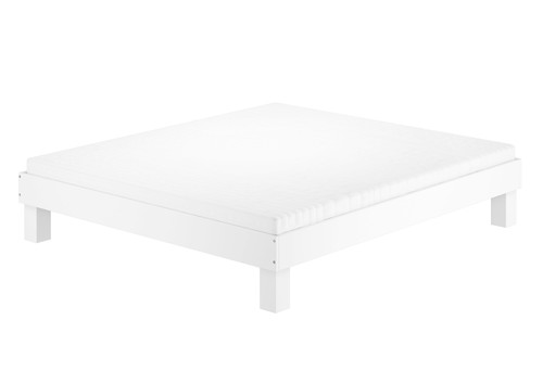 Waschweißes doppelbett - waschweißes,