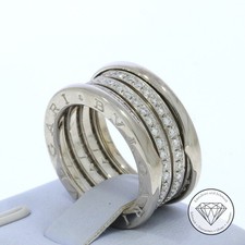 Wert 13.500,- Bvlgari B.Zero1 Brillant Bulgari Ring 750 / 18 Kt Weiß Gold xxyy