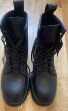  Replay Echtes Leder Stiefel Boots in Gr.44 NEU mit Etikett Schwarz UVP 240,00€