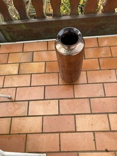 Bodenvase goldfarbe Deko-Objekt mit Hammerschlagoptik UVP 69 Euro Depot