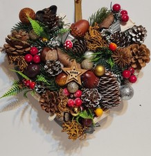 WEINACHTSDEKO WANDSCHMUCK HANDARBEIT UNIKAT