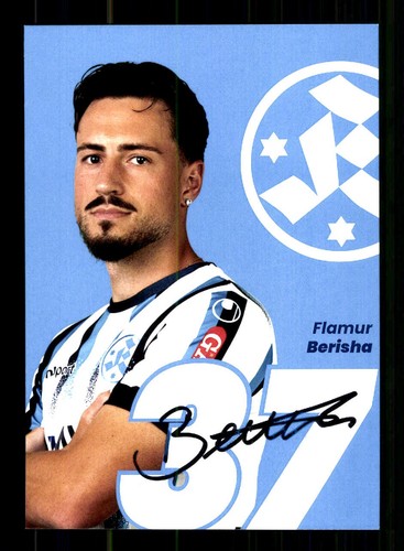 Flamur berisha autogrammkarte - berisha,