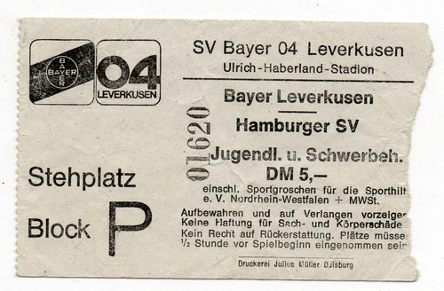 Ticket bayer leverkusen - bayer,