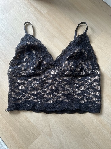 Schwarzes spitzentop bauchfrei - schwarzes,