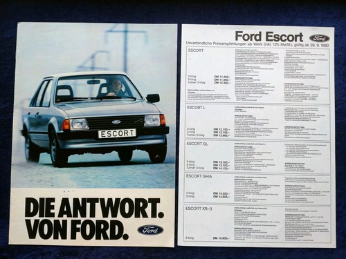 Ford escort ghia - escort, l