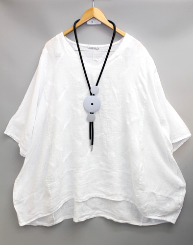 Moonshine leinen tunika bluse - leinen,
