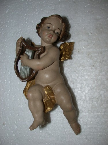 Holzengel engel mit lira - holzengel,