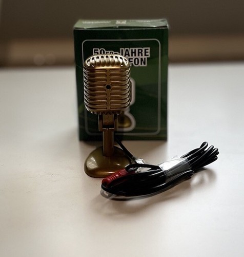 Tisch mikrofon stil 50er - mikrofon, jahre