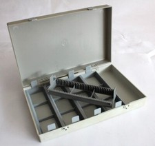 Paximat-Diakoffer 5x36 inkl. 5 Umschüttmagazine Revue Umfüllkassetten Diamagazin