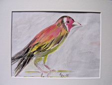 Zeichnung Gemälde Bild Vogel