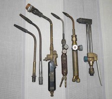 4  verschiedene Autogen Schweiß- Schneid-Brenner Acetylen Sauerstoff Schweissen